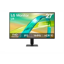 LG IPS 144Hz monitor 27" 27U411B, 1920x1080, 16:9, 250cd / m2, 1ms, HDMI / D-SUB LG