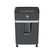 HP Iratmegsemmisítő, konfetti, 15 lap, "Pro Shredder 15CC", sötétszürke HP