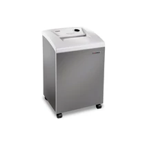 DAHLE Iratmegsemmisítő 410, CD / DVD / Kártya / Gémkapocs, 15-17 lap (80gr), P-4 / F-1 / O-3 / T-4 / E-3, 4,5 m / min, 100 liter Dahle