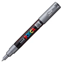 UNI POSCA Marker Pen PC-1M Extra-Fine - Silver UNI