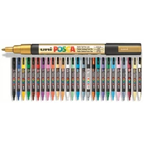 UNI POSCA Marker Pen PC-3M Fine - Slate Grey UNI