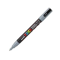 UNI POSCA Marker Pen PC-3M Fine - Grey UNI