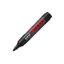 UNI Prockey Marker Pen Medium Bullet Tip PM-122 - Black UNI