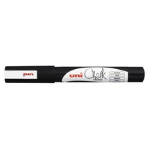 UNI Chalk Marker Pen PWE-3M Fine Bullet Tip - Black UNI