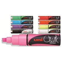 UNI Chalk Marker Pen PWE-8K Broad Chisel Tip - Black UNI