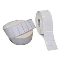 POLYE 3100T GLOSS TT 51X25MM PERMANENT ADHESIVE 25MM CORE
