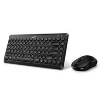 Genius LuxeMate Q8000 Stylish Wireless Keyboard & Mouse Combo Black HU