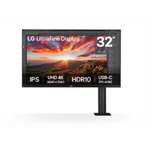 LG IPS monitor 31.5" 32UN880K, 3840x2160, 16:9, 350cd / m2, 5ms, HDMIx2 / DisplayPort / USB-C / USBx2, Pivot, hangszóró LG