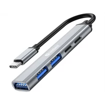 SANDBERG Hub és elosztó, USB-C to 3xUSB-A + 2xUSB-C SAVER Sandberg