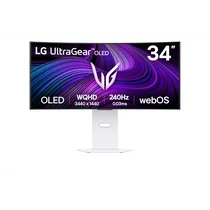 LG OLED Gaming 240Hz ívelt smart monitor 34" 34GX90SA, 3440x1440, 21:9, 275cd / m2, 1ms, HDMIx2 / DP / USBx2 / USB-C / RJ-45 LG