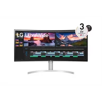 LG Nano IPS monitor 37.5" 38WN95CP, 3840x1600, 21:9, 450cd / m2, 1ms, 2xHDMI / DisplayPort / Thunderbolt / 2xUSB, hangszóró LG