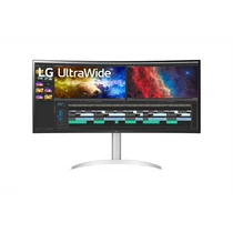 LG Ívelt IPS monitor 37.5" 38WP85C, 3840x1600, 21:9, 300cd / m2, 5ms, 60Hz, HDR, 2xHDMI / DisplayPort / USB-C / 2xUSB, hangszóró