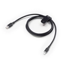 MOPHIE-ACCESSORIES-CABLES-USBC TO LIGHTNING-2M-BLACK-BRAIDED