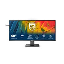 Philips IPS monitor 40" 40B1U5600, 3440x1440, 21:9, 500cd / m2, 4ms, DisplayPort / HDMI / USB-C, 120 Hz, hangszóró PHI MON