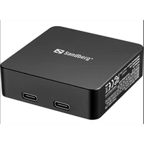 SANDBERG 3 in 1 mágneses powerbank, 5000 mAh (18.5 Wh), carry - on approved, 1,8 cm, 5 év garancia Sandberg