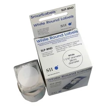 SLP-RND ROUND LABEL 28MM 120 LAB/ROLL 2 ROLL/BOX