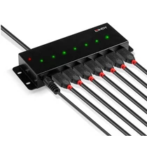 Lindy USB 2.0 Metall Hub, 7 Port