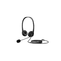 HP sztereó vezetékes fejhallgató USB G2 - fekete HP BPS ATTACH