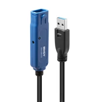 LINDY 20m USB 3.0 Active Extension Pro Black