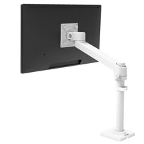 NX MONITOR DESK MOUNT WHITE UP TO 34IN MONITOR 5 YEARWARRANY