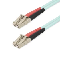 OM4 MULTIMODE FIBER CABLE AQUA - LC/LC - 50/125 - 40/100GB