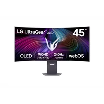LG OLED Gaming 240Hz ívelt smart monitor 45" 45GX90SA, 3440x1440, 21:9, 275cd / m2, 0,03ms, HDMIx2 / DIsplayport / USBx2 / USB-C LG