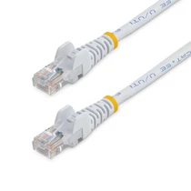 0.5M WHITE CAT5E PATCH CABLE SNAGLESS ETHERNET CABLE - UTP