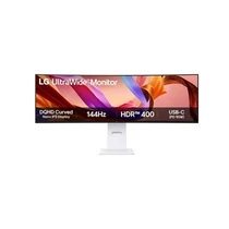 LG ívelt 144Hz monitor 49" 49U950A-W, 5120x1440, 32:9, 400cd / m2, 5ms, HDMIx2 / Displayport / USBx2 / USB-C (90W) LG