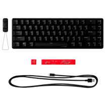 HP HYPERX Vezetékes Billentyűzet Alloy Origins 65 RGB HX Red Mechanikus USB US