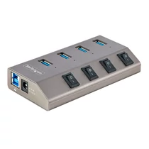 4-PT USB HUB W/ON/OFF SWITCHES WITH INDIVIDUAL ON/OFF SWITCHES