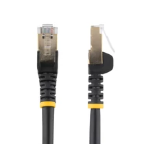 7.5 M CAT6A CABLE BLACK SNAGLESS - SHIELDED COPPER WIRE