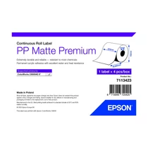 PP MATTE LABEL PREM CONTINUOUS ROLL 210X55MM