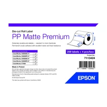 PP MATTE LABEL PREM DIE-CUT ROLL 105X210MM 259 LABELS