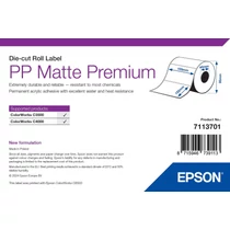 PP MATTE LABEL PREMIUM DIE-CUT ROLL 105MM X 152MM 185 LABELS