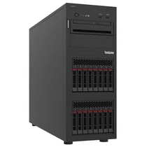 LENOVO ISG szerver - ST250 V2 torony (2.5"). 6C E-2356G 3.2Ghz, 1x32GB, NoHDD, 5350-8i, XCC: E, (1 + 1). Lenovo