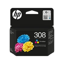 HP 7FP20UE Tintapatron Color 120 oldal kapacitás No.308 HP
