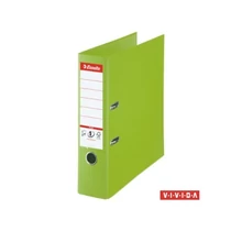 ESSELTE Iratrendező, 80 mm, A4, PP, élvédő sínnel,"Standard Plus", Vivida zöld ESSELTE