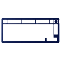 HP HYPERX Alloy Rise 75 felső lemez - tengerészkék HP