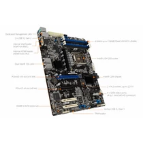 ASUS szerver MB P12R-e LGA1200 Xeon E-2300,4UDIMM,8SATA,2M.2,2xX710AT2,Mgmt,ATX