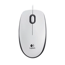 LOGITECH Egér - M100 Vezetékes Optikai, Fehér Logitech