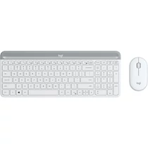 Logitech MK470 Slim Wireless Keyboard and Mouse Combo Off-white UK