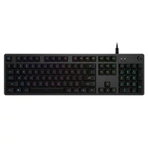 G512 CARBON LIGHTSYNC játékhoz tervezett mechanikus RGB billentyűzet GX Brown kapcsolókkal