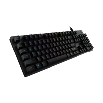 LOGITECH Billentyűzet - G512 Lightsync RGB Mechanikus Vezetékes (Tactile) GX Brown Carbon, US