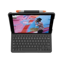 LOGITECH Billentyűzet - Slim Folio Ipad (7, 8 gen.) Grafitszürke, UK