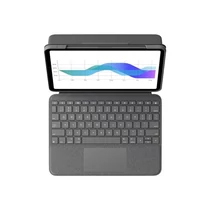 LOGITECH Billentyűzet - Folio Touch Ipad Pro 11" (1, 2, 3 gen.) Grafitszürke, UK