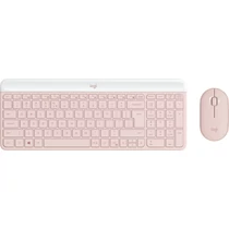 Logitech MK470 Slim Wireless Keyboard and Mouse Combo Rose US