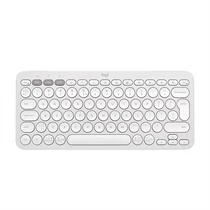 LOGITECH Billentyűzet - Pebble Keys 2 K380s Vezeték Nélküli & Bluetooth Piszkosfehér, US Logitech