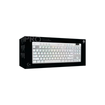 LOGITECH Billentyűzet - G Pro Lightspeed RGB Mechanikus Gaming Vezetékes TKL (Tactile) UK, Fehér Logitech