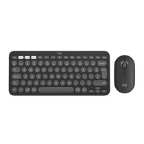 LOGITECH Billentyűzet + egér - Pebble 2 Vezeték Nélküli Combo Grafitszürke, US Logitech