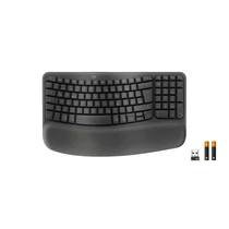 Wave Keys vezeték nélküli ergonomikus billentyűzet párnázott kéztámasszal